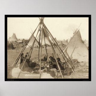 Tipi von Frau American Horse SD 1891 Poster
