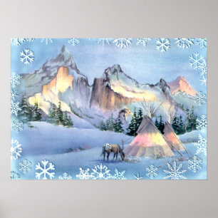 TIPI-WINTERAPPALOOSA durch SHARON SHARPE Poster