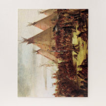 Tipis Sioux Kriegsrat George Catlin Circa 1850