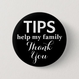 Tipp Danke Personalisierter Pinback für den benutz Button