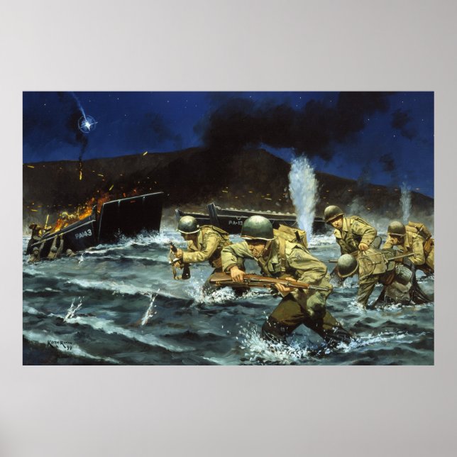 Tipp der Lawine von Keith Rocco Print Poster (Vorne)