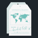 Tipp zur Schaufelliste Tag Shape Card Türkis<br><div class="desc">Türkisblaue Aquamarine Blue Luggage-Tag-förmige Eimer-Liste Duschgame-Karte,  die eine kreative Alternative Gästebuch,  wenn Freunde und Familie sie mit Reiseberatung und Urlaubsideen für das Hochzeit in Urlaubsort-Paar oder Reise-Thema Empfang oder Brautparty-Party füllen. Weitere Farben finden Sie in unserer Kollektion oder im Designer für Papiertraube Zazzle.</div>