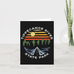 Tippecanoe River Staat Park Indiana Forest Camping Karte