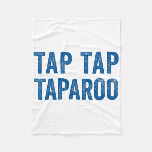Tippen Taparoo Hockey Motivationszitat Männer Frau Fleecedecke