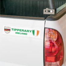 Tipperary Ireland Wappen und irische Flagge