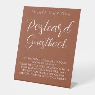 Tippografie Postkarten Gästebuch Hochzeitsschild Sockelschild