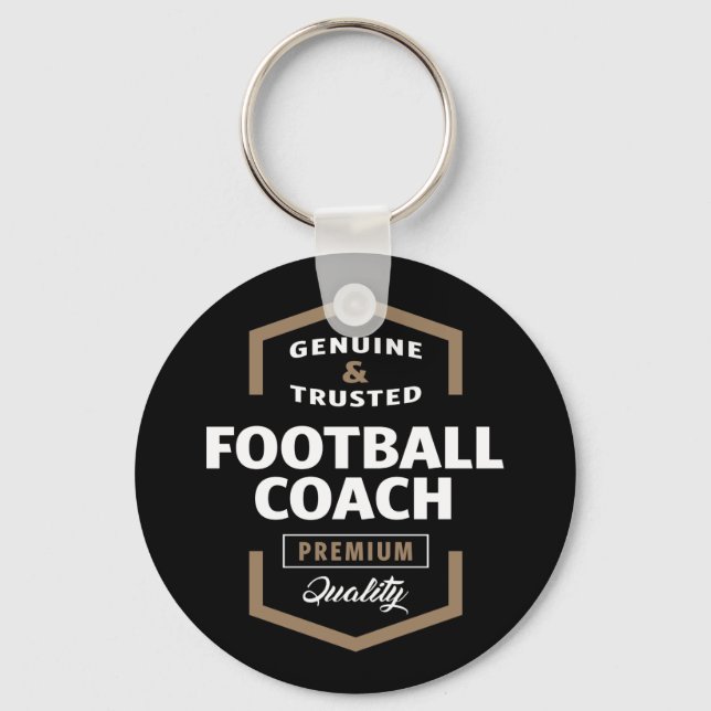 Tipps für Fußball-Coach-Logo Schlüsselanhänger (Vorderseite)