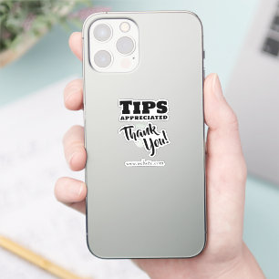 Tipps mit Link zur Website Aufkleber
