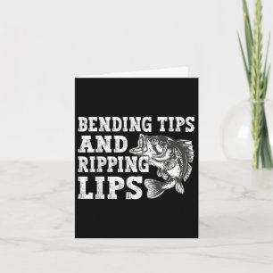 Tipps und Ripping Lips Niedlicher Vater der Fische Karte