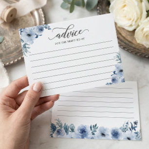 Tipps und Wünsche zur Blütenkarte von Dusty Blue Postkarte