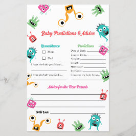Tipps zum kleinen Monster-Baby-Duschspiel