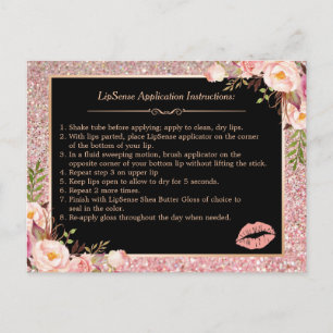 Tipps zur Anleitung Rose Gold Floral Postkarte