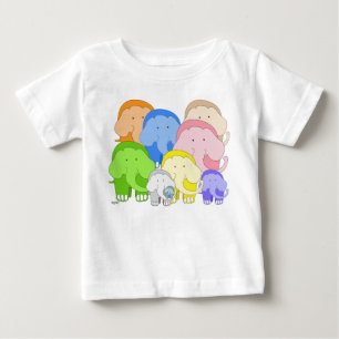 Tippy Toes Elephant Herd T - Shirt