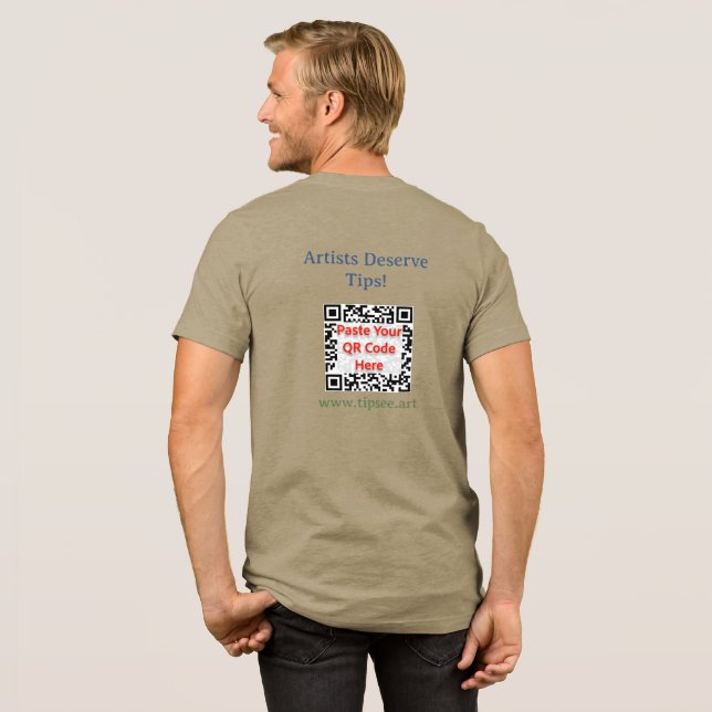 TipSee T-Shirt Tri-Blend Shirt (Rückseite voll)