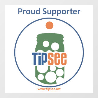 TipSee Unterstützer-Fensteraufkleber Fensteraufkleber