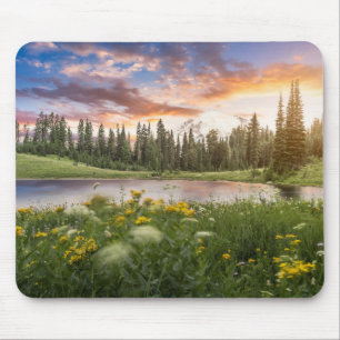 Tipsoo See vom Mount Rainier Mousepad