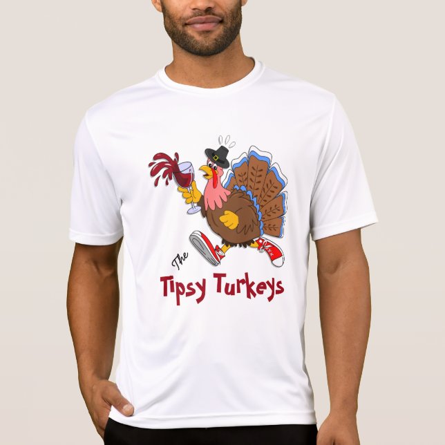 Tipsy Türkei (Wein) T-Shirt (Vorderseite)