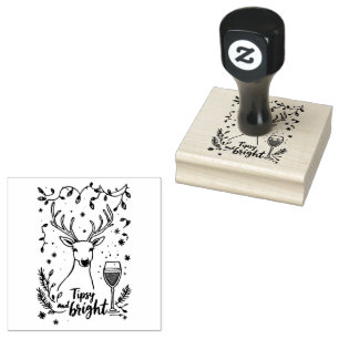Tipsy und Bright Deer Gummistempel