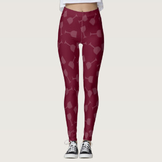 Tipsy Wein-Gläser Leggings