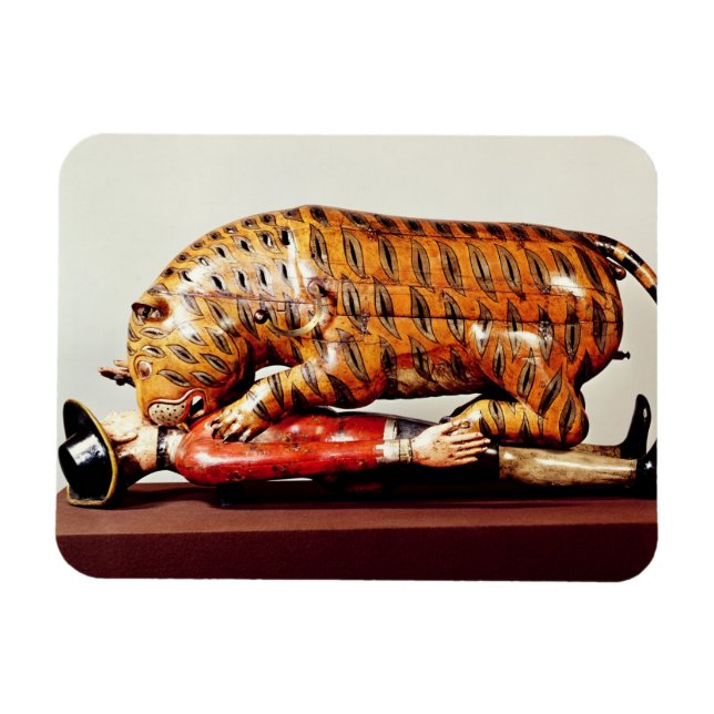 Tipu's Tiger, c.1790 (Holz) Magnet (Horizontal)