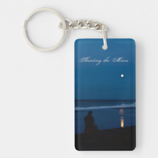 Tir du photographe Keyfob de lune