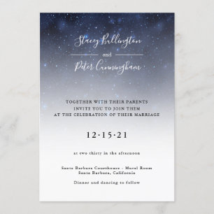 Tir pour les étoiles Faire-part de mariage