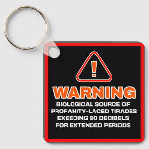 TIRADE WARNING SCHLÜSSELANHÄNGER