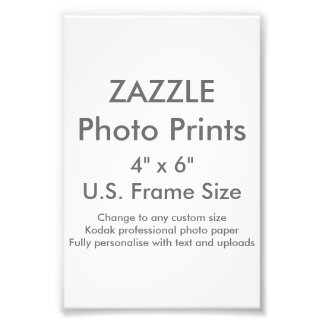 Tirage photo personnalisé Zazzle 10 x 15 cm (forma