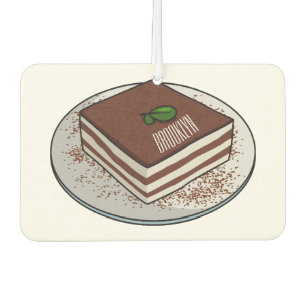 Tiramisu cake Cartoon Autolufterfrischer