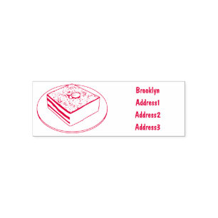Tiramisu cake Cartoon Permastempel