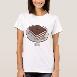 Tiramisu cake Cartoon T-Shirt