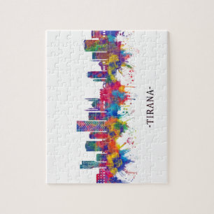 Tirana Albanien Skyline