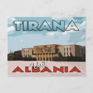 Tirana, Carte postale Visite Albanie