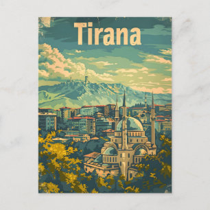 Tirana Vintage Postkarte