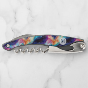 Tire-bouchon Aesthétique coloré agate parties scintillant textu