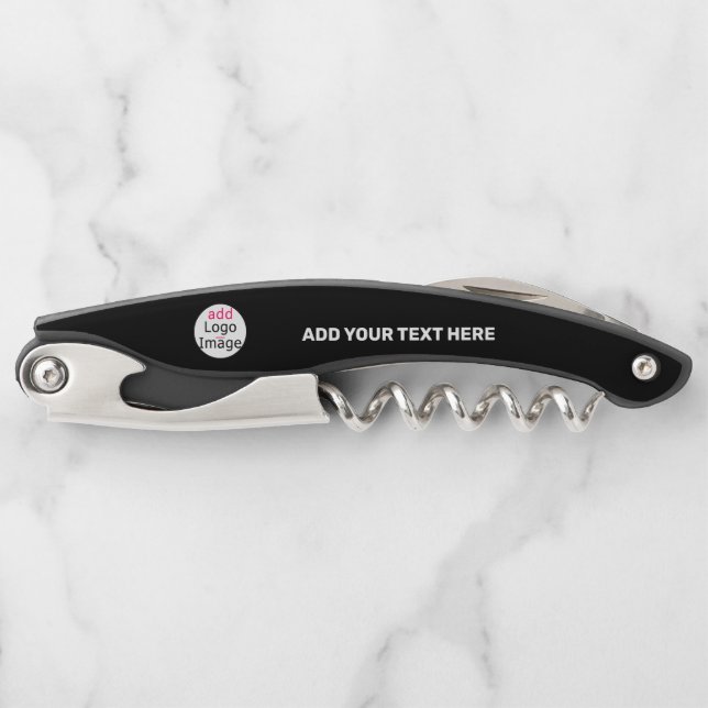 Tire-bouchon Ajouter votre logo Business Chic Personnalisable N (Devant)