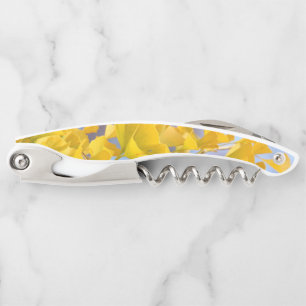 Tire-bouchon Arbre Ginkgo Feuille jaune