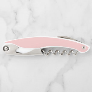 Tire-bouchon Bébé rose (couleur solide)