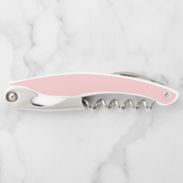 Tire-bouchon Bébé rose (couleur solide) (Devant)