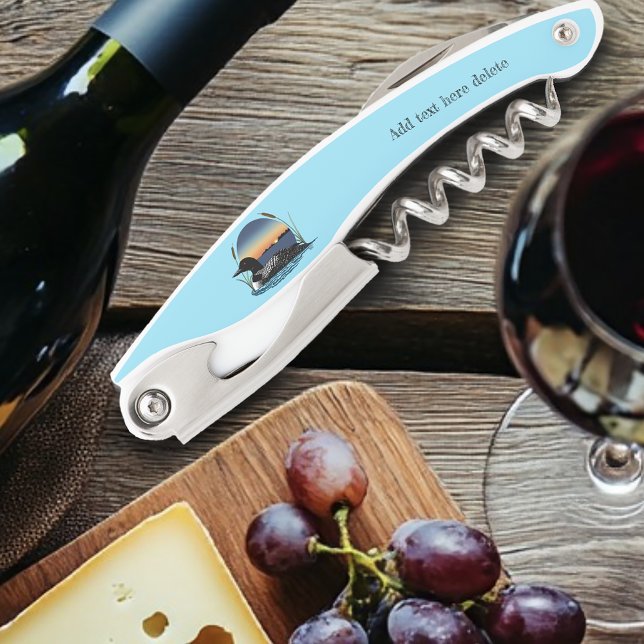 Tire-bouchon Bleu couché de soleil (Créateur téléchargé)