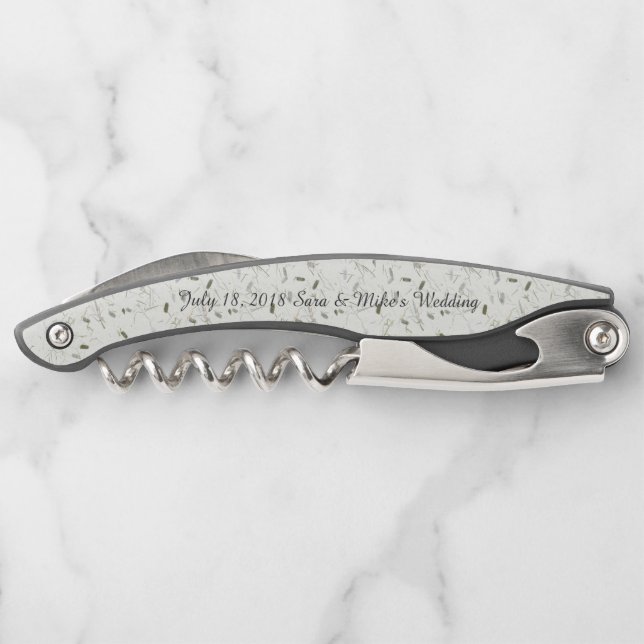 Tire-bouchon Cadeau personnalisé Groomsman (Dos)