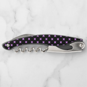 Tire-bouchon Crochets Lilac sur noir