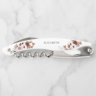 Tire-bouchon de serveur pour mariage floral en soi