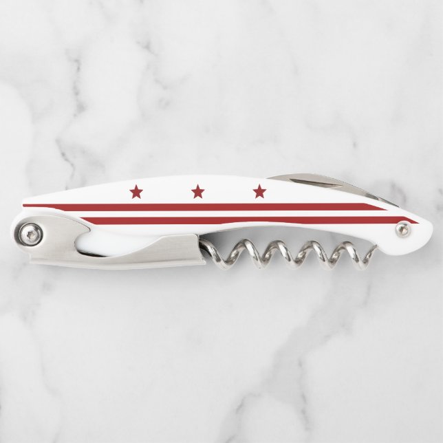 Tire-bouchon Drapeau Washington D.C. (Devant)