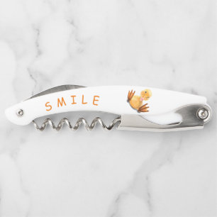Tire-bouchon Drôle Canard Joué Wink - Joyeux sourire
