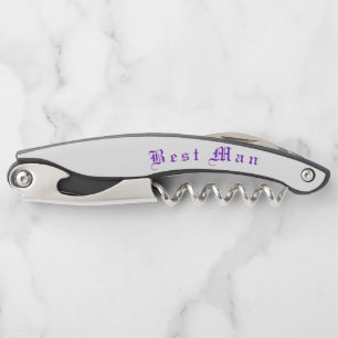 Tire-bouchon Élégant Violets Mariage Fête Cadeau