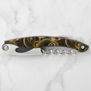 Tire-bouchon Engrenages en laiton Steampunk sans soudure