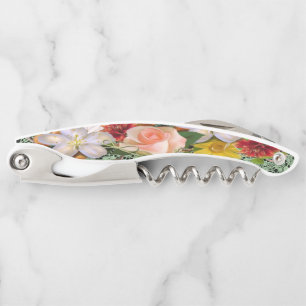 Tire-bouchon Flore d'ouverture de la bouteille de bouchon