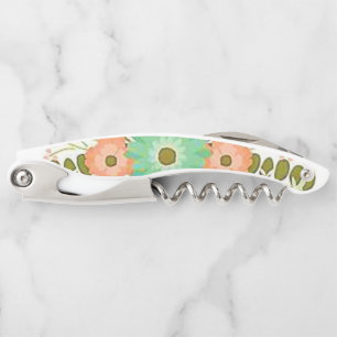 Tire-bouchon Flore d'ouverture de la bouteille de bouchon