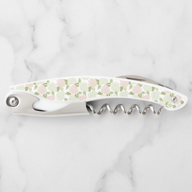 Tire-bouchon Grandmillenial hydrangea preppy floral joli (Devant)